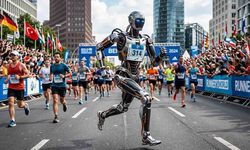 Çin'de Bir Maratonu İnsanımsı Robot Kazandı