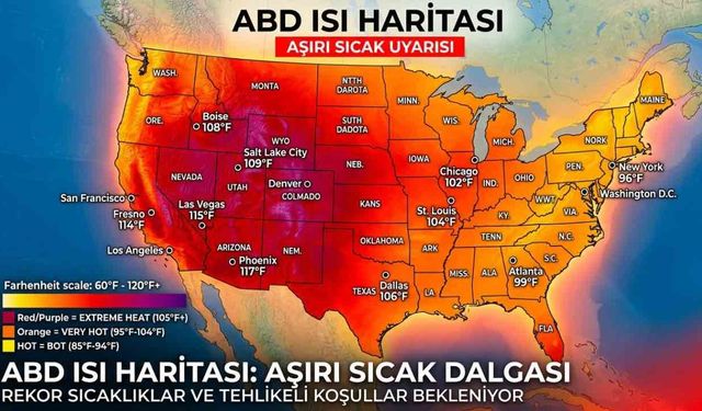 Amerika'da Bu Pazara Kadar Sıcaklık Rekorları Kırılacak