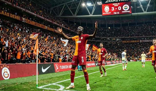 Galatasaray Şampiyonluk Yarışında Büyük Avantaj Sağladı 3-0