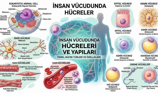 Vücudunuzda Kaç Hücre Bulunduğunu Biliyor Musunuz?