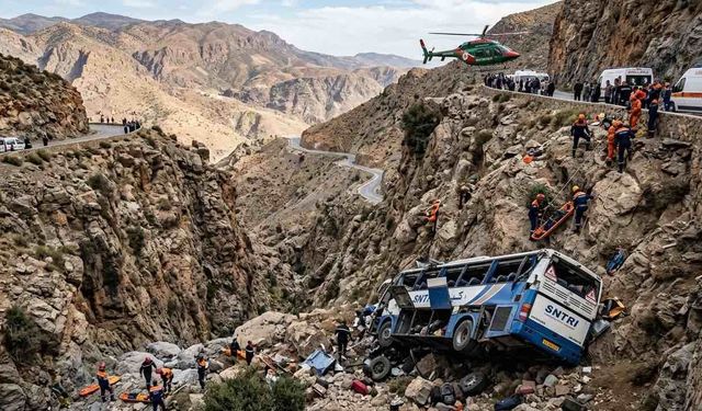 Cezayir'de Yasaklı Madde Etkisindeki Şoför Kaza Yaptı 28 Ölü
