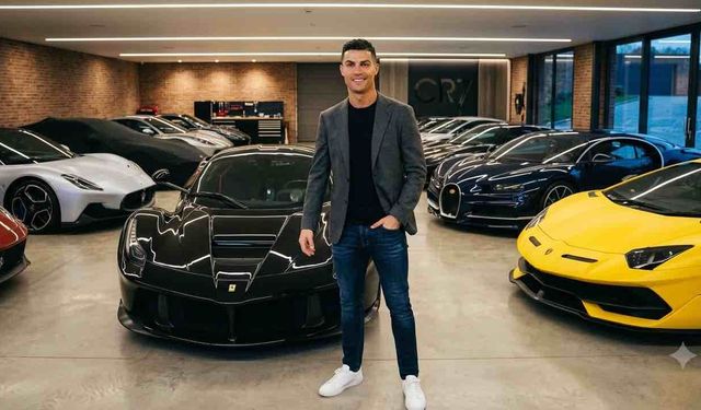 Ronaldo'nun Lüks Araç Koleksiyonu Dudak Uçuklatıyor