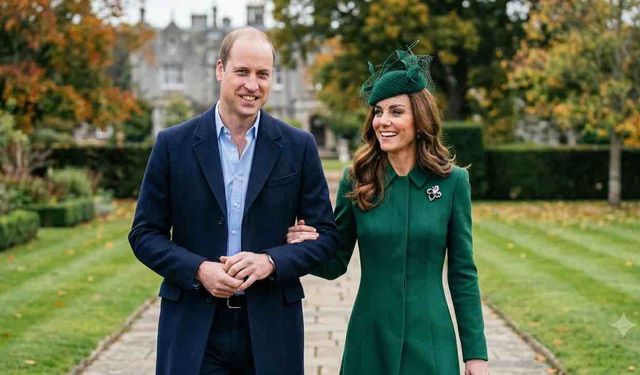 Prens William Prenses Kate İlk Kez 3 Çocuğuyla Görüntülendi