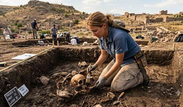 Arkeologlar Keşfetti Hayvan Çaldı Burnu Kesildi