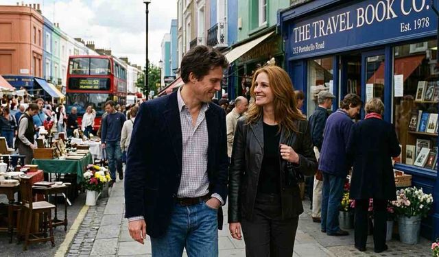 Londra'da Notting Hill Filminin Çekildiği Ev Satılık