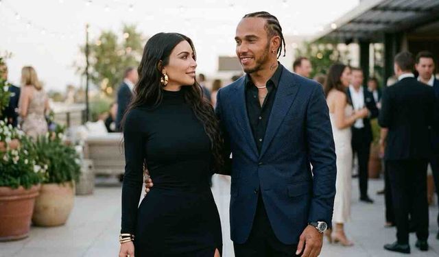 Kim Kardashian Lewis Hamilton'ı Artık Gizlemiyor