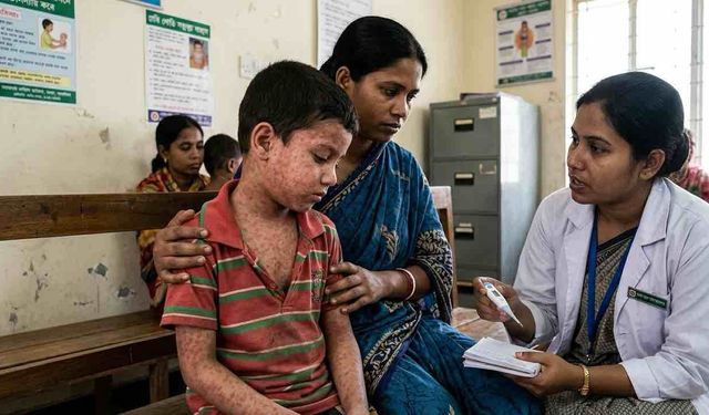 Bangladeş'te Kızamık Salgını Kayıp Bini Geçti