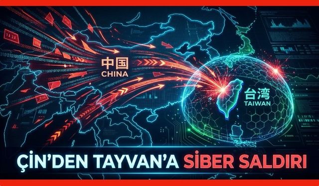 Çin'den Tayvan'a Günde 2.6 Milyon Siber Saldırı Yapılıyor