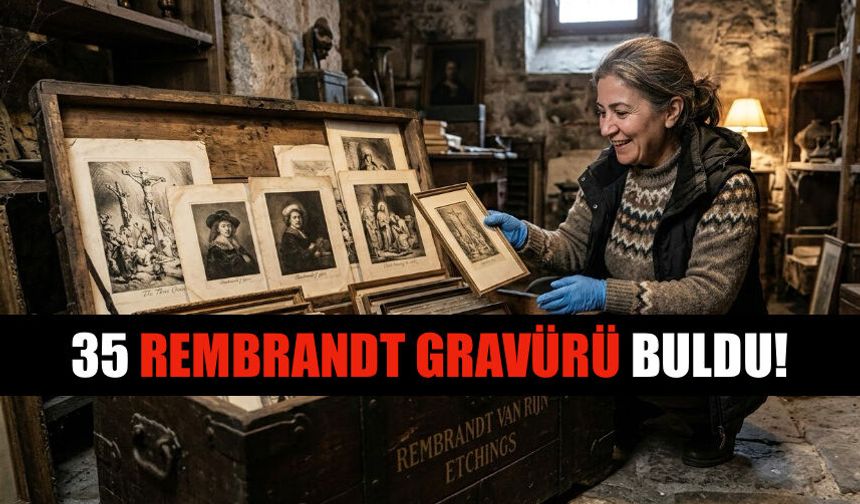 Evinin Bodrumunda 35 Adet Rembrandt Eseri Buldu