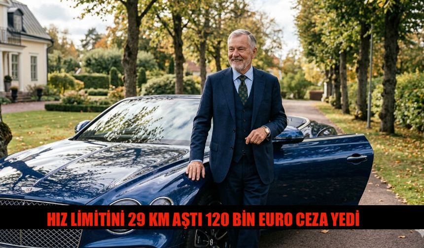 Hız Sınırını 29 Kilometre Aştı 120 Bin Euro Ceza Yedi