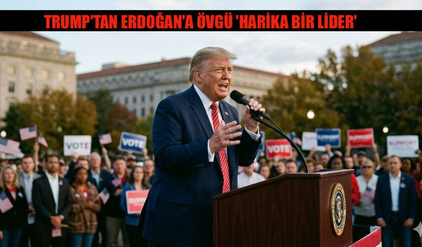 Trump'tan Cumhurbaşkanı Erdoğan'a Övgü 'Harika Bir Lider'