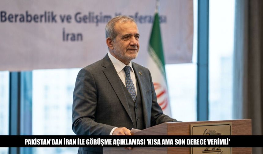 Pakistan'dan İran'la Görüşme Açıklaması 'Kısa Ve Verimli'