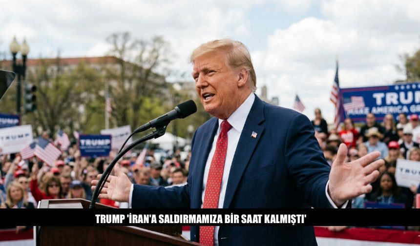 Trump 'İran'a Saldırmamıza Bir Saat Kalmıştı'