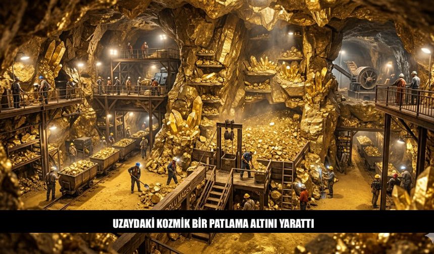 Uzaydaki Kozmik Bir Patlama Altını Yarattı