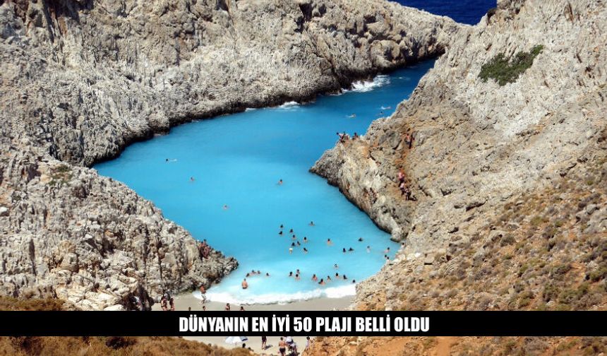 Dünyanın En İyi 50 Plajı Belli Oldu