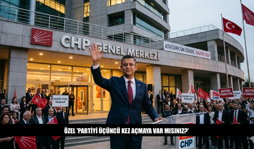 Özel 'Partiyi Üçüncü Kez Açmaya Var Mısınız?'