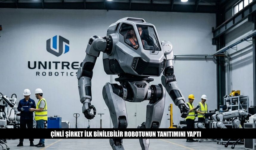 Çinli Unitree Binilebilir Robotunu Tanıttı