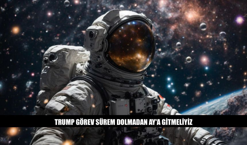 Trump 'Görev Sürem Dolmadan Ay'a Gitmeliyiz'