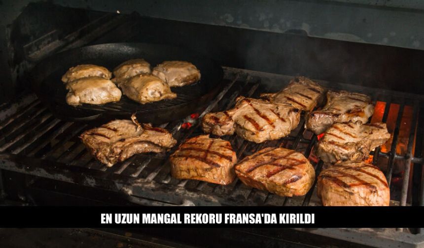 Dünyanın En Uzun Mangal Rekoru Fransa'da Kırıldı