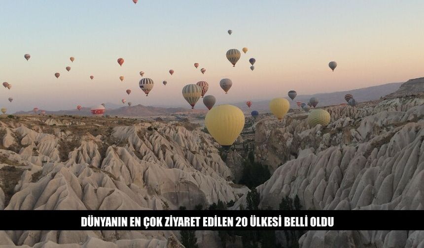 Dünyanın En Çok Ziyaret Edilen 20 Ülkesi Belli Oldu