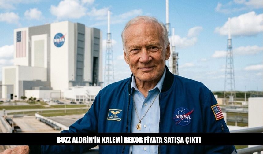 Astronot Buzz Aldrin'in Kalemi Rekor Fiyata Satışa Çıktı