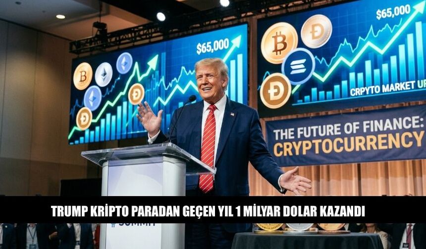 Trump Geçen Yıl Kripto Paradan 1 Milyar Dolar Kazandı
