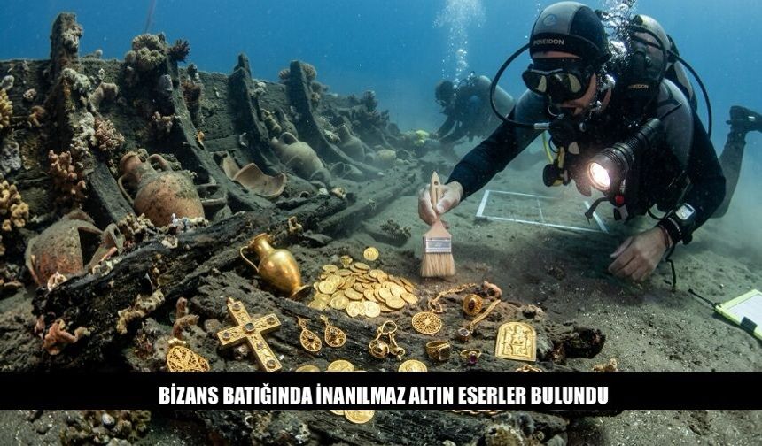 Bizans Batığında İnanılmaz Altın Eserler Bulundu