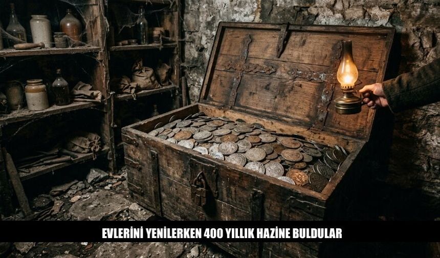Evlerini Yenilerken 400 Yıllık Hazine Buldular