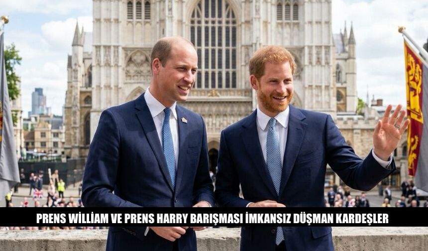 Prens William Ve Prens Harry Barışması İmkansız Düşmanlar