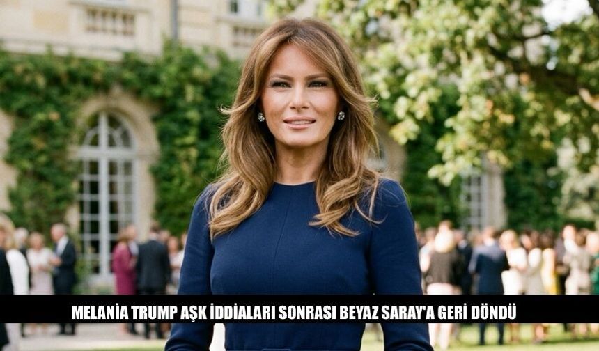 Melania Trump Beyaz Saray'a Aşk İddiaları Sonrası Geri Döndü