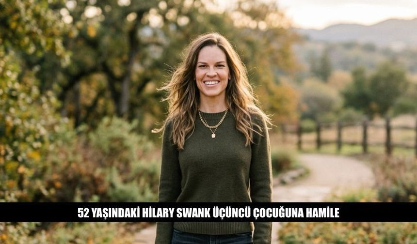 52 Yaşındaki Hilary Swank 3. Çocuğuna Hamile