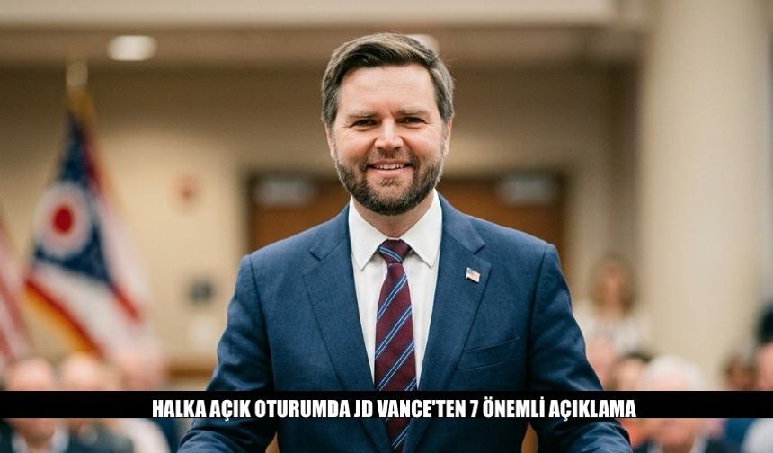 ABD Başkan Yardımcısı Vance'ten 7 Önemli Açıklama
