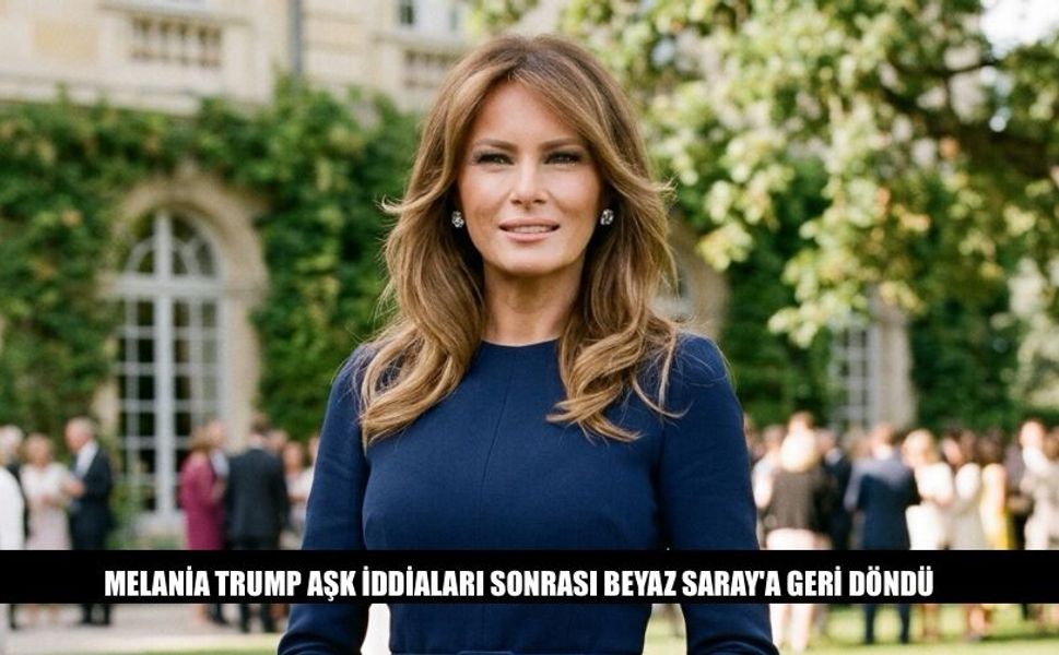Melania Trump Beyaz Saray'a Aşk İddiaları Sonrası Geri Döndü