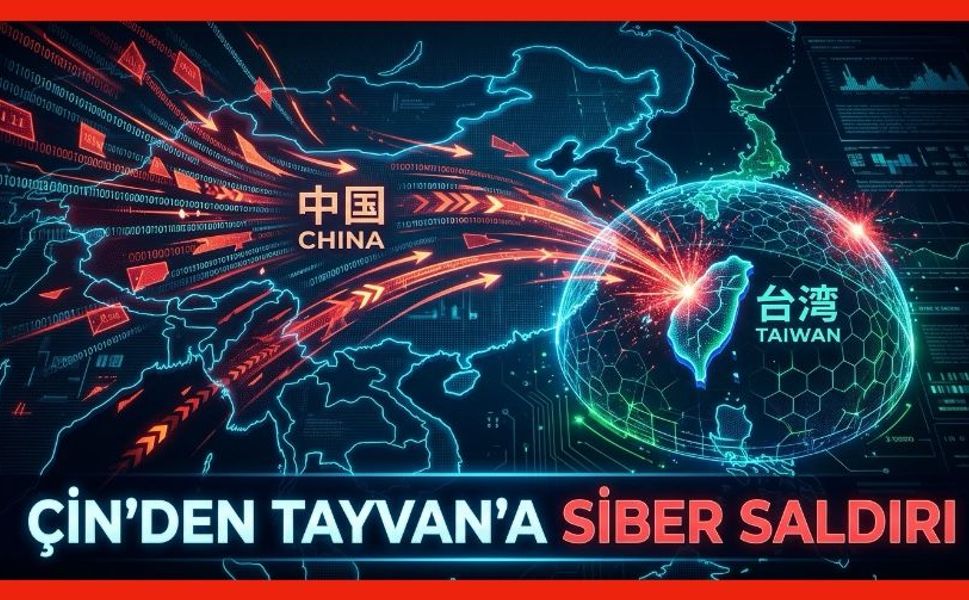 Çin'den Tayvan'a Günde 2.6 Milyon Siber Saldırı Yapılıyor