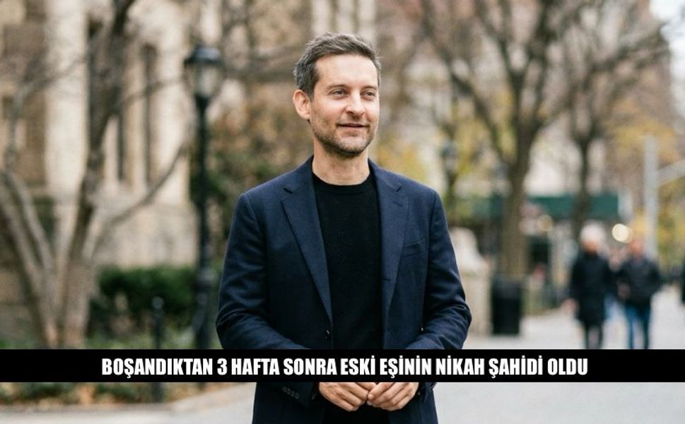 Tobey Maguire Boşandıktan 3 Hafta Sonra Eşinin Nikah Şahidi