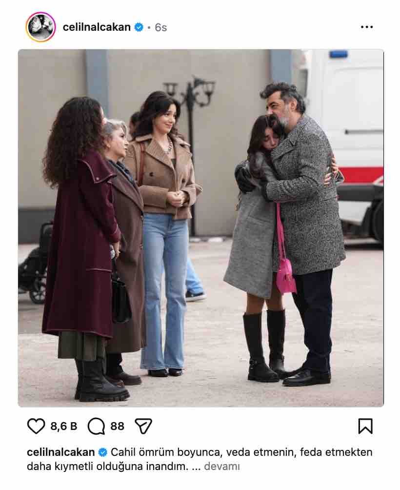 celil nalcakan ruya gibi dizisine veda etti