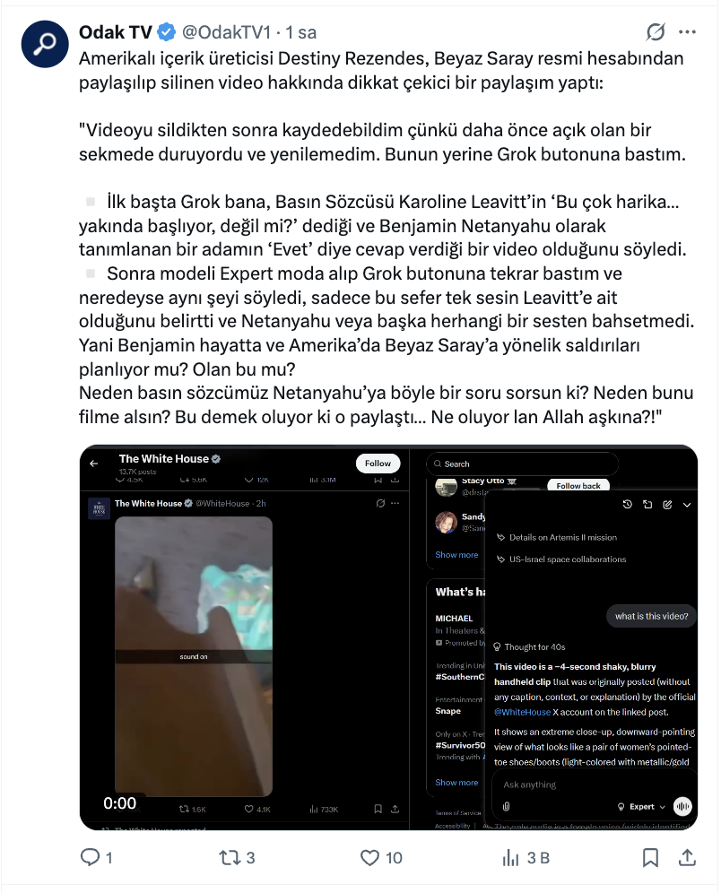 beyaz saray in sosyal medya sayfalarindan paylasilan videolar gundem oldu firlatiliyor mu